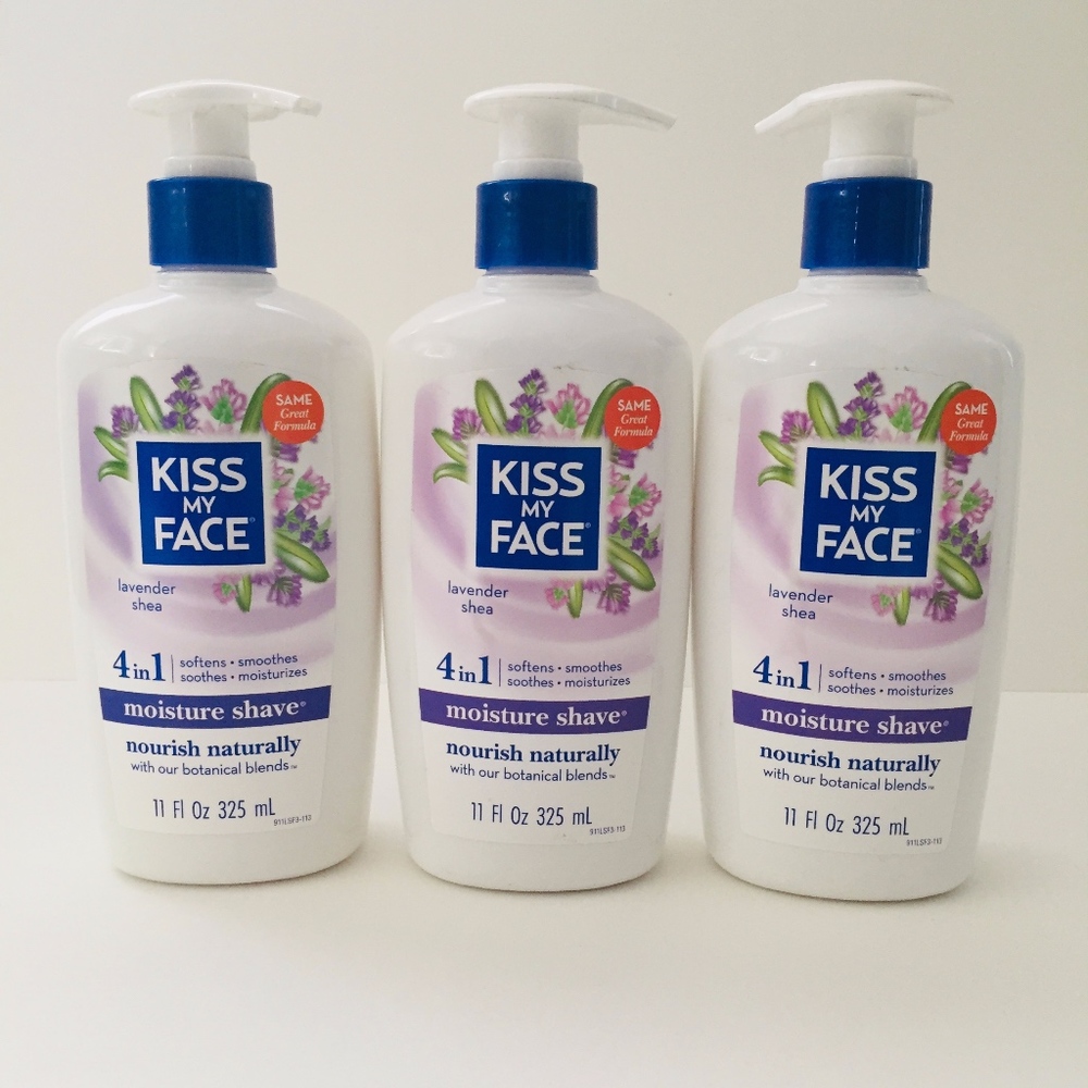 (3) Kiss My Face | 4 in 1 Moisture Shave Lavender